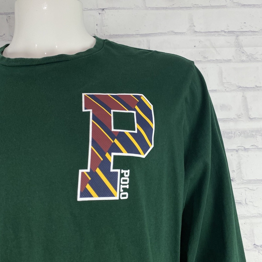 Ralph Lauren Polo Shirt Men's XL Long Sleeve T-Shirt Big Logo Preppy Big Polo - Picture 3 of 12